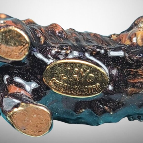 Jay Strongwater Persian Cat Maggie Mini Figurine With Swarovski Crystals - Picture 5 of 9